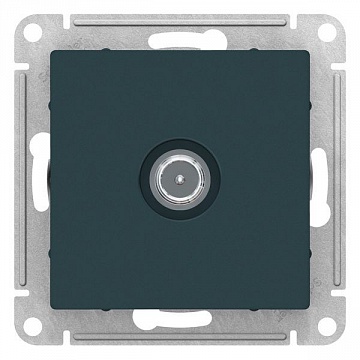 Розетка TV ATLASDESIGN, оконечная, изумруд ATN000891 Schneider Electric