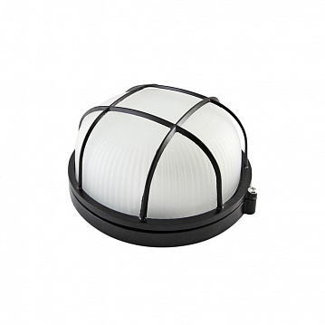 Светильник НПБ1302 черный/круг с реш. 60Вт IP54 SQ0303-0033 TDM