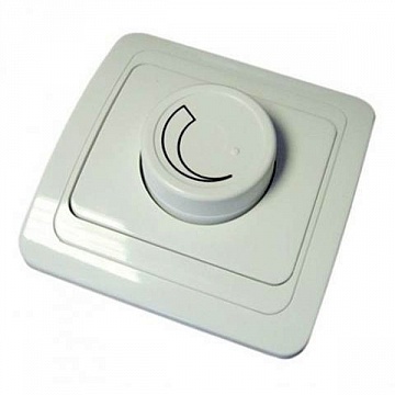 Светорегулятор поворотный ВАЛДАЙ, 600 Вт, белый SQ1804-0016 TDM