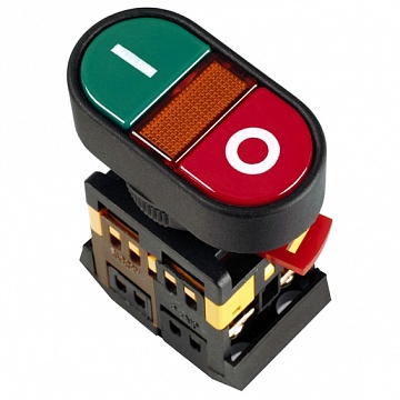 Кнопка APВВ-22N 22 мм² 660/440В, IP40, Красный BBD10-APBB-K51 IEK