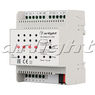 Контроллер тока SR-KN041CC-DIN (12-48V, 4x350/700mA), 23042 023042 Arlight