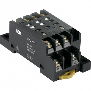 Разъем РРМ77/3(PTF11A) для РЭК77/3(LY3) модульный RRP10D-RRM-3 IEK