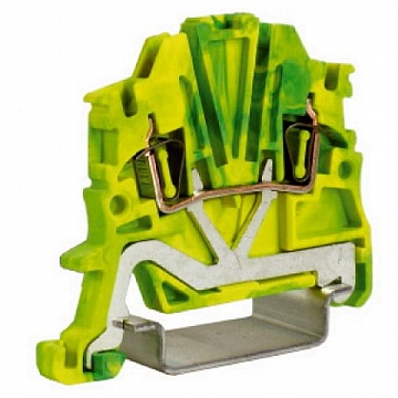 Пружинная клемма для заземления DKC Quadro 1,5мм?, желто-зеленый, ZHT400 ZHT400 DKC