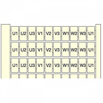 Маркировка RC610 10x(U1-U3-V1-V3-W1-W3) . 1SNA233132R1500 ABB