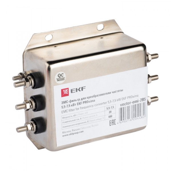 ЭМС-фильтры для преобразователя частоты 0,75-1,5 кВт vector-emi-1R5 EKF