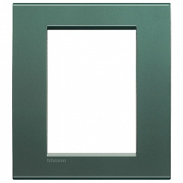 Рамка 3+3 модуля LIVING LIGHT, зеленый шелк LNA4826PK Bticino