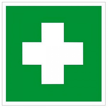 Знак безопасности BL-1515.EC01 Аптечка первой медицинской помощи a12886 белый Свет