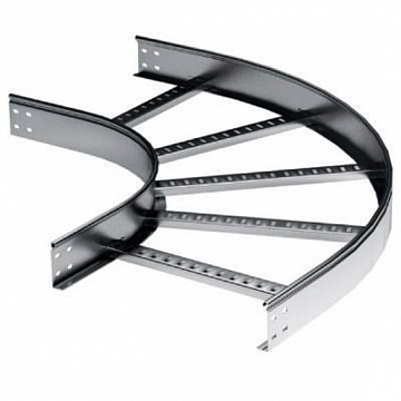 Угол горизонтальный 90 градусов 100х200 R-300, горячеоцинкованный (упак. 1шт) LC1320HDZ DKC