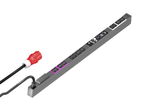 DK PDU metered PLUS 16A/3~ CEE 6xC13/6xC19 1095мм в шкаф высотой >= 1200мм 7979532 Rittal