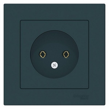 Розетка ATLASDESIGN, скрытый монтаж, изумруд ATN000840 Schneider Electric