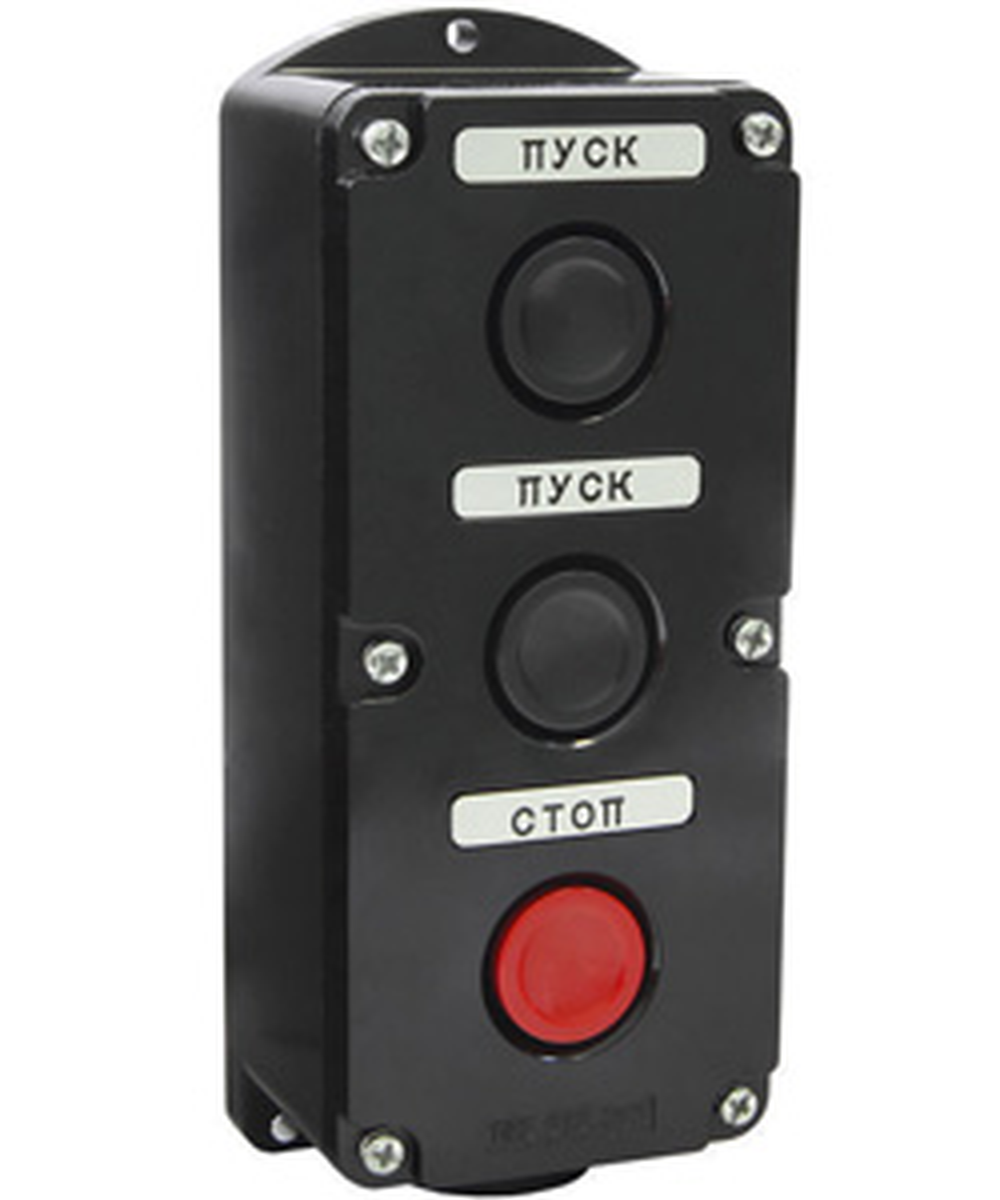 Пост кнопочный ПКЕ 212/1 красная кнопка 9302111 Инженерсервис