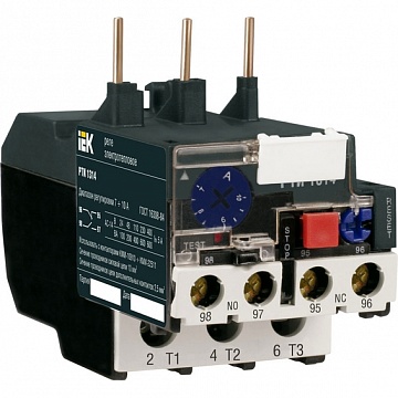 Реле перегрузки электротепловое РТИ 5,5-8А, класс 10 DRT10-D055-0008 IEK