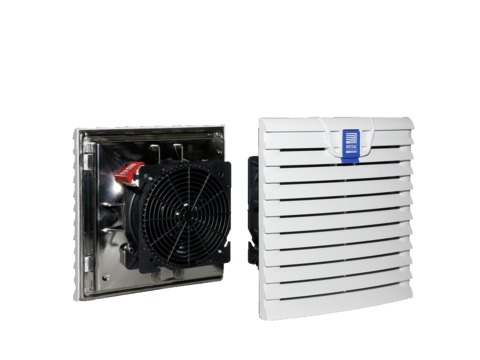 SK ЭМС фильтрующий вентилятор, 105 м3/ч, 204 х 204 х 114 мм, 230В, IP54 3239600 Rittal