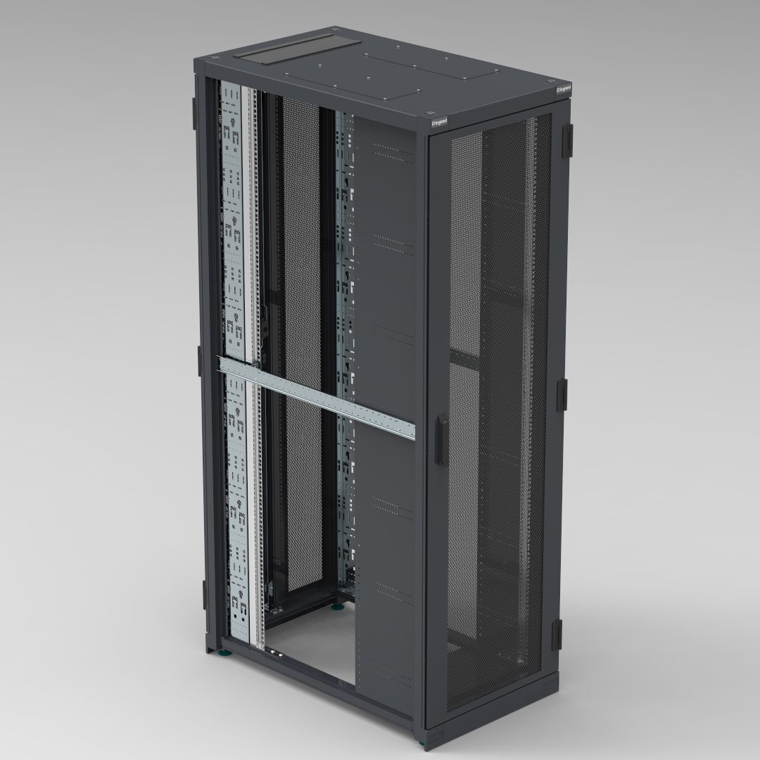 Шкаф серверный 19" - 42U - 600x1200 мм - с оптимизацией воздушных потоков 446014 Legrand