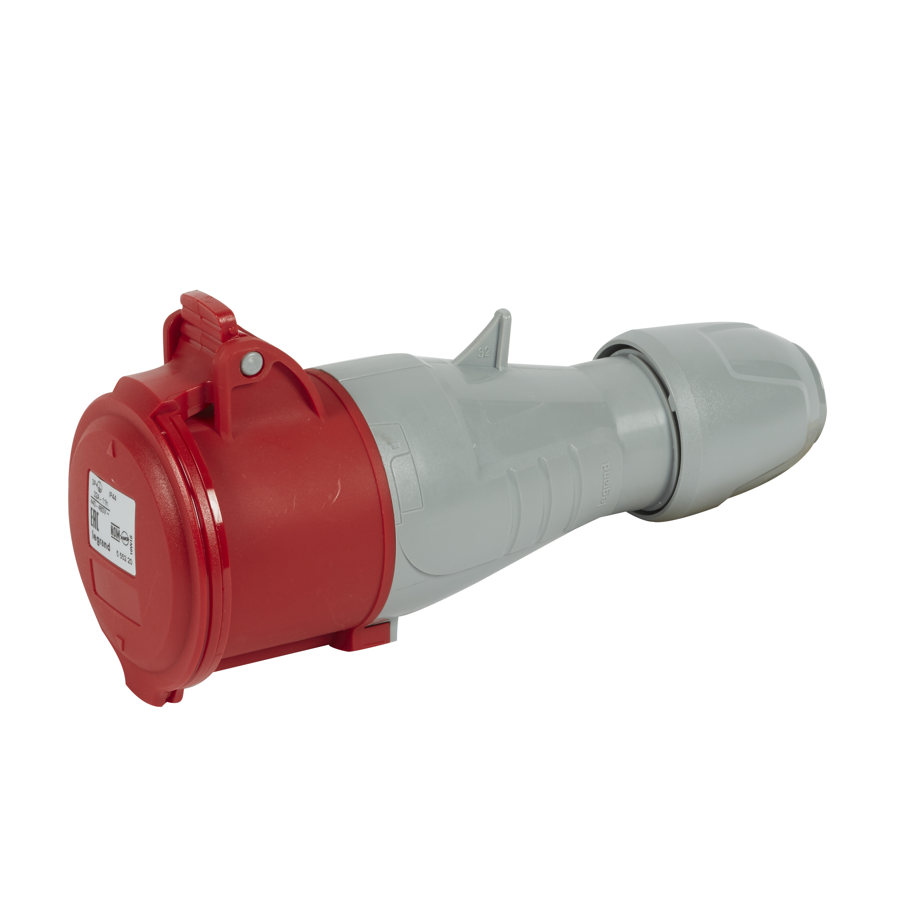 Розетка мобильная - 32А - 3К+З - 460 В - IP 44 555220 Legrand