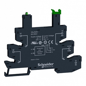 розетка ДЛЯ Реле, ВИНТОВЫЕ ЗАЖИМЫ, =/~110 В SSLZVA3 Schneider Electric