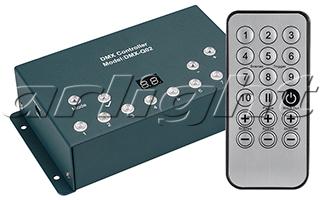 Контроллер DMX-Q02A (USB, 512 каналов, ПДУ 18кн) 023739 Arlight