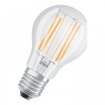 светодиодная лампа PARATHOM CL A 8W(замена 75Вт),филаментная,нейтральный белый свет(840), прозрачная 4058075817456 OSRAM