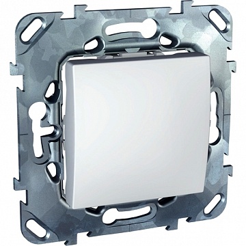 Переключатель 1-клавишный UNICA, скрытый монтаж, белый MGU5.203.18ZD Schneider Electric