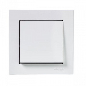 Выключатель 1-клавишный ATLASDESIGN, скрытый монтаж, белый ATN000112 Schneider Electric