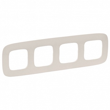 Рамка 4 поста VALENA ALLURE, слоновая кость 754314 Legrand