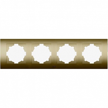 Рамка 4 поста COSMO, титан 612-011400-228 ABB