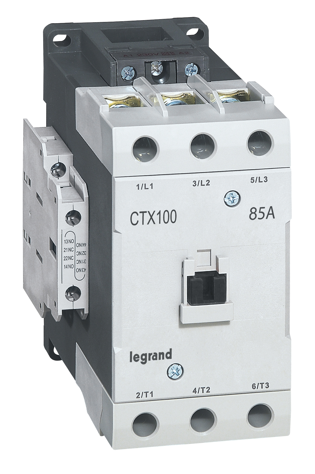 Контактор CTX³ 100 3P 85A (AC-3) 2но2нз ~110В 416204 Legrand