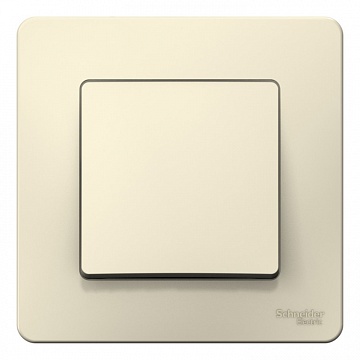 Выключатель 1-клавишный BLANCA, скрытый монтаж, молочный BLNVS006102 Schneider Electric