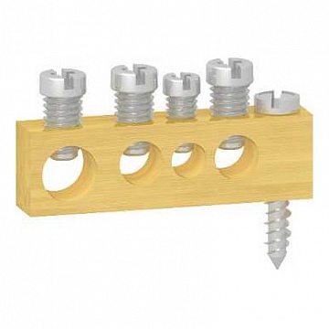 КЛЕММНЫЕ КОЛОДКИ НЕИЗОЛИРОВАННЫЕ, крепление винт М4, 1x16+2x10+1x6, Италия MIP99037 Schneider Electric