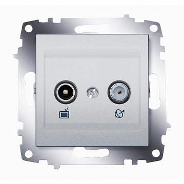 Розетка TV-SAT COSMO, оконечная, алюминий 619-011000-290 ABB