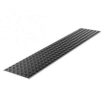 Крышка рифлёная с фиксаторами 900, L 3 м, алюминий (упак. 6м) UKS319 DKC