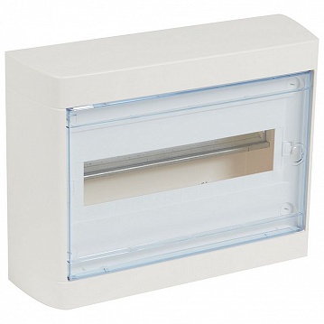 Распределительный шкаф Nedbox, 12 мод., IP40, навесной, пластик, прозрачная дверь, с клеммами 601246 Legrand