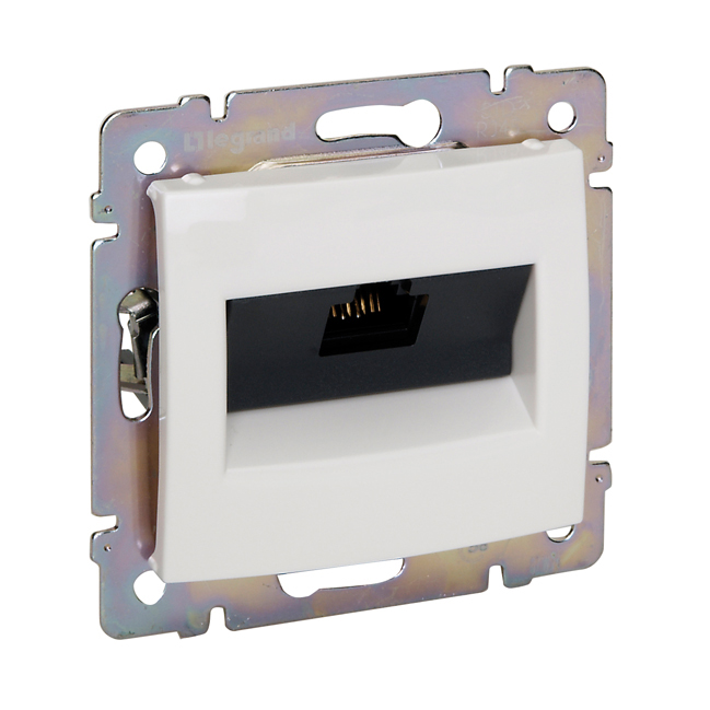 Информационная розетка - Valena - RJ45 - категория 6 - FTP - 1 выход - на винтах - White 774232 Legrand