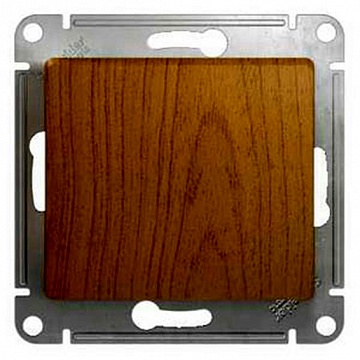 Переключатель 1-клавишный GLOSSA, скрытый монтаж, дуб GSL000561 Schneider Electric
