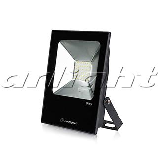 светодиодный прожектор AR-FLAT-ICE-30W-220V White (Black, 120 deg), 23579 023579 Arlight