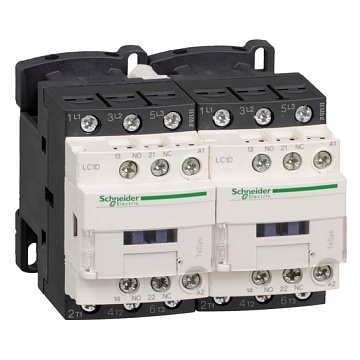 Реверсивный контактор TeSys LC2D 3P 12А 400/24В DC 5.5кВт LC2D126BL Schneider Electric