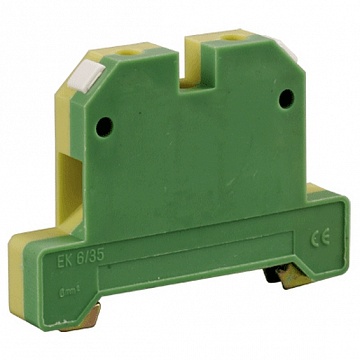 Клемма для заземления с винтовым зажимом ЗНИ 16мм?, желто-зеленый, YZN20-016-K52 YZN20-016-K52 IEK