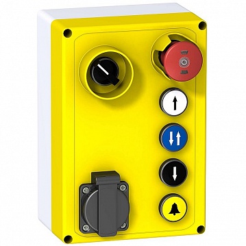 Кнопочный пост Harmony XALF, 5 кнопок, 1 переключатель XALFP6003E Schneider Electric