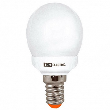 Лампа энергосберегающая КЛЛ-G45-11 Вт-2700 К–Е14 SQ0323-0155 TDM