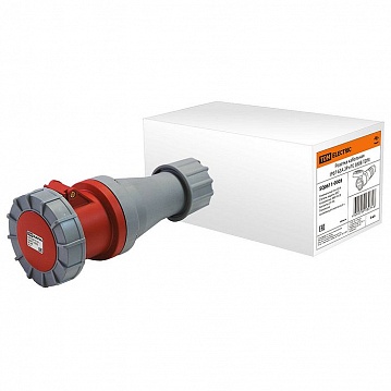 Розетка кабельная IP67 63А 3Р+РЕ 380В SQ0611-0005 TDM