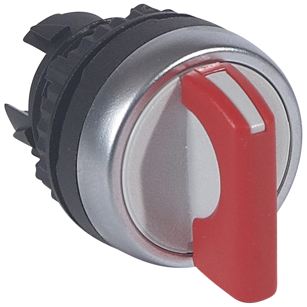 Переключатель с рукояткой - Osmoz - для комплектации - без подсветки - IP 66 - 2 положения с фиксацией - красный 023901 Legrand