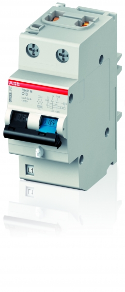 Выключатель дифференциальный (УЗО) FS401M-C13/0.03 13А 30мА 2CCL562110E0134 ABB