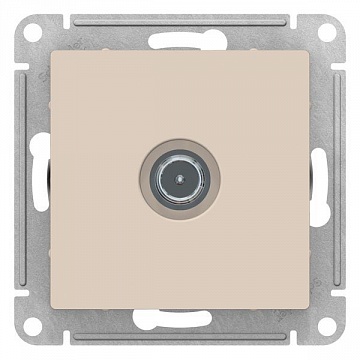 Розетка TV ATLASDESIGN, оконечная, бежевый ATN000291 Schneider Electric
