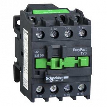 Контактор EasyPact TVS 4P 40А 400/24В AC LC1E25008B7 Schneider Electric