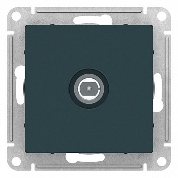Розетка TV ATLASDESIGN, одиночная, изумруд ATN000893 Schneider Electric