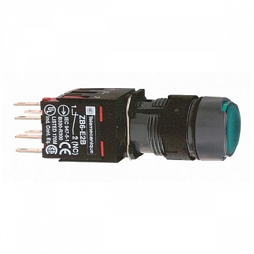 Кнопка Harmony 16 мм² 24В, IP65, Зеленый XB6AW3B5B Schneider Electric