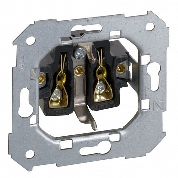 Розетка 75, скрытый монтаж, с заземлением, черный 75464-69 Simon