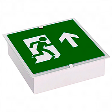 Световой указатель централизованного электропитания/оповещатель BS-1550-4x1 (=24V) серия: ESTETICA a9898 белый Свет