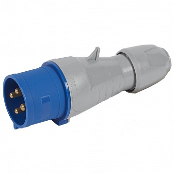 Вилка прямая - P17 Tempra Pro - IP 44 - 200/250 В~ - 32 A - 3К+З 555235 Legrand