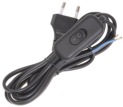 Удлинитель-шнур УШ-1КВ 1-местный, с выключателем, 2м, с заземлением, WUP20-02-K02 код. WUP20-02-K02 IEK